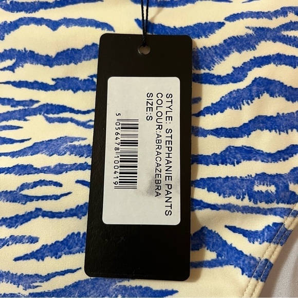Paper London | NWT Stephanie Bikini Bottoms High Waisted in Abracazebra Size S - Picture 5 of 10